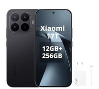 XIAOMI 17T Smartphone 12GB+256GB - Móvil con Android, pantalla de 6,59 pulgadas 120Hz Eye-Care, batería de 6500mAh Silicio-Carbono, cámara Leica 5X Tele, Negro, incluye cargador de 67W