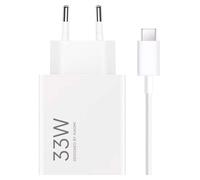 Cargador xiaomi usb 33w mi combo con cable tipo-c blanco bhr9956eu