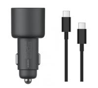 Xiaomi 67W Car Charger Cargador Coche 2x USB-C + Cable USB-C Negro