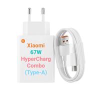 Xiaomi 67W HyperCharge Combo (Type-A) - Carga Rápida 67W, USB-A, Compatible PD, 10 Protecciones, Compacto para Viaje
