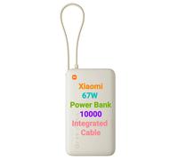 Xiaomi Powerbank Integrated Cable 10000mAh (Beige) - Powerbank