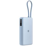 Xiaomi 67W Power Bank 20000 (Integrated Cable) -Azul, Carga 67W/65W, Cable USB-C, Pantalla Digital, 3 Puertos, Gran Capacidad Azul
