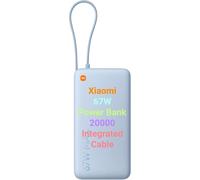 Xiaomi 67W Power Bank 20000 (Integrated Cable) Azul