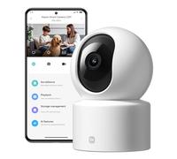 XIAOMI C201 Camara Vigilancia WiFi Interior, 1080P HD Camara Vigilancia | 360° Detección de Personas y Mascotas, Seguimiento Dinámico, Audio Bidireccional, Control Remoto, Alexa y Google