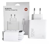 Xiaomi Cargador Rápido 120W con Cable USB C 6A Turbo Cargador y Cables para Xiaomi 14 Ultra 13T Proo 13 Ultra 12T Pro 12T 12 Pro 11T Pro Redmi Note 13 12 11S 10 Pro Mi 11
