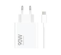 Cargador de Parede Xiaomi GaN 90W HyperCharge Combo - (1x USB-A + Cable USB-C, Carga Rápida)