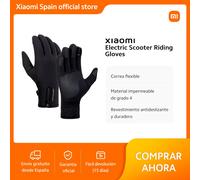 XIAOMI Electric Scooter Riding Gloves L - Guantes Originales patinetes en Talla L, Negro