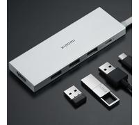 Xiaomi Hub Type C 5 In 1- Hub con 5 Tipos (3 Puertos USB, 1 Puerto Tipo C y un Puerto HDMI) | Compatible con Windows, Andorid, macOS y Linux | Gran Velocidad de Lectura de Datos | Resolución 4K UHD