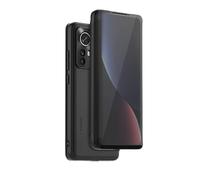 Made For Xiaomi Funda con Tapa para Xiaomi 12/12X con Ventana translúcida, Color Negro