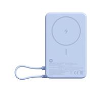 Batería Externa Xiaomi BHR08PCGL 5900 mAh Cargador Inalámbrico Azul