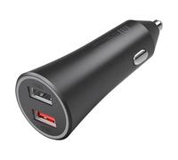 Xiaomi Mi 37W Dual-Port Car Charger Universal Negro Encendedor de cigarrillos Auto