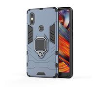 Xiaomi Mi Mix 2s Funda, CHcase 2in1 Armadura Combinación A Prueba de Choques Heavy Duty Escudo Cáscara Dura PC + TPU con Soporte Magnetic Car Mount Case Cover para Xiaomi Mi Mix 2s -Black Plus Gray