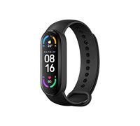 XIAOMI Mi Smart Band 6 Pantalla AMOLED de 1.56 Pulgadas, Monitor de Frecuencia Cardíaca y Oxígeno en Sangre de 24 Horas, Rastreador de Ejercicios Bluetooth, 5ATM, Negro
