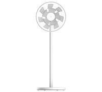 Xiaomi Mi Smart Standing Fan 2, ventilador inteligente, motor BLDC, control por aplicación y por voz, doble cuchilla, hasta 100 niveles de ventilación, modo silencioso, blanco, versión italiana