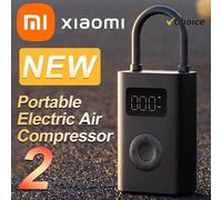 Xiaomi Mijia bomba de aire 2 25% velocidad Boost Mini compresor de aire eléctrico portátil Treasure 150PSI tipo C LED multiherramienta inflador Xiomi