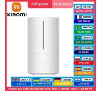 XIAOMI MIJIA humidificador antibacteriano inteligente 2 para el hogar 4.5L UVC 99.9% esterilización humidificador de aire Aroma difusor de aceites esenciales Add EU Adapter