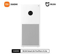 XIAOMI MIJIA Purificador de aire inteligente 4 Lite Pantalla LED Purificación cuádruple Eliminación de aldehído Ionizador de aire doméstico 35,8 dB (A) Bajo ruido Add UK adapter
