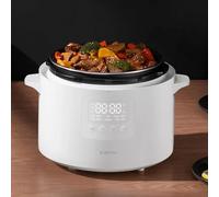 Xiaomi Olla a Presión Eléctrica 4.5L Inteligente con 9 Modos de Cocción - Pantalla LED Táctil de Acero Inoxidable con Función Mantener Caliente | Ideal para Comidas Rápidas y Saludables