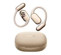XIAOMI OpenWear Stereo Pro, Auriculares de Oreja Abierta, Bluetooth con Gancho, Uso cómodo y Estable, batería 45h, Resistente al Agua IP54, múltiples Drivers, Audio Hi-Res HiFi, Oro Arena