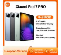 Xiaomi Pad 7 Pro Tablet Snapdragon 8s Gen 3 11,2 ''3,2 K 144Hz pantalla 50MP 32MP cámara 8850mAh batería 65W HyperCharge Wi-Fi 7 Gray