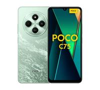Xiaomi POCO C75 4G Green-Smartphone 6+128GB, 2.0GHz, Pantalla inmersiva de 6.9 Pulgadas, batería masiva de 5160 mAh, cámara Dual Transparente de 50 MP AI, Potente procesador Octa-Core (versión del