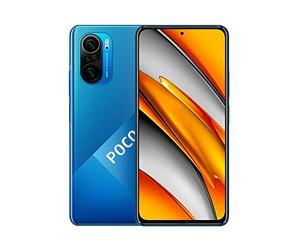 XIAOMI POCO F3 Smartphone 6GB+128GB, cámara de 48MP, Snapdragon 870G,Pantalla AMOLED de 6,67", 4520 mAh Batería,versión Global (Azul)