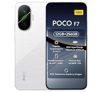 Xiaomi Poco F7 5G White Smartphone 12 + 256 GB pantalla AMOLED de 6,83 pulgadas; batería de 50 MP; batería de 6500 mAh; incluye cargador, sin NFC