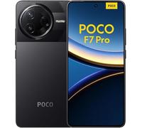 Xiaomi POCO F7 Pro Smartphone, 12GB+256GB, negro, batería de 6000mAh, 90W HyperCharge, HyperAI (no incluye adaptador de corriente)