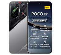 XIAOMI POCO F7 - Smartphone de 12+256GB, Cámara Sony de 50 MP con OIS, Pantalla AMOLED de 6,83'' 1.5K a 120Hz, Snapdragon 8s Gen 4, Hypercharge 90W, Cargador no Incluido, Plata (Versión ES)