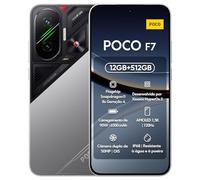 XIAOMI POCO F7 - Smartphone de 12+512GB, Cámara Sony de 50 MP con OIS, Pantalla AMOLED de 6,83'' 1.5K a 120Hz, Snapdragon 8s Gen 4, Hypercharge 90W, Cargador no Incluido, Plata (Versión ES)