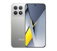 XIAOMI POCO F8 Pro 5G- Smartphone de 12+512GB, Triple cámara de 50MP con OIS, Pantalla AMOLED de 6,59” 120Hz, Snapdragon 8 Elite, Hypercharge 100W, Cargador no Incluido, Plata Titanio