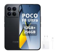 XIAOMI POCO F8 Ultra Smartphone 12+256GB, Snapdragon 8 Elite Gen 5, 6.85" 120Hz AMOLED Display, Hypercharge 100W Charging and 50W Wireless, Black, Incluso 120W Charger
