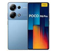 Xiaomi Poco M6 Pro 4G - Teléfono Inteligente 12GB RAM 512GB ROM, MediaTek Helio G99-Ultra, 6.67" FHD+ Flow AMOLED, 120Hz, Cámara 64MP，5000mAh, Carga 67W, Azul [Versión Global]