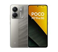 Xiaomi Poco M7 Pro 5G Smartphone - 12GB+256GB, Pantalla FHD+ de 6.67 Pulgadas, cámara AI de 64 MP, procesador MediaTek, batería de 5000 mAh, Carga rápida de 33 W, SIM Dual - Plateado