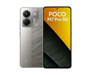 XIAOMI POCO M7 Pro 5G Smartphone de 12+512GB, Cámara de 50 MP Sony con OIS, Pantalla AMOLED de 6.67 Pulgadas 120 Hz, Carga Turbo de 45W, Cargador no Incluido, Plata, Versión ES
