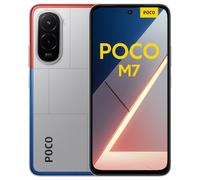 XIAOMI POCO M7 - Smartphone de 6+128GB, Cámara Dual de 50MP con AI, Pantalla inmersiva de 6,9” FHD+, Snapdragon 685, Carga rápida de 33W y Reversible de 18W, Cargador no Incluido, Plata (Versión ES)