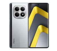 XIAOMI POCO M8 5G - Smartphone de 8+512GB, Pantalla de 6,77" 120Hz Flow AMOLED, Snapdragon 6 Gen 3, cámara Dual de 50MP IA, Carga Turbo de 45W, Cargador no Incluido, Plata (Versión ES)