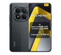 XIAOMI POCO M8 Pro 5G - Smartphone de 12+512GB, Pantalla de 6,83" 1.5K AMOLED, Snapdragon 7s Gen 4, cámara de 50MP, Hypercharge 100W, Cargador no Incluido, Negro (Versión ES)