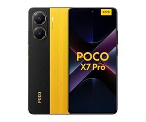 Xiaomi Poco X7 Pro Smartphone, 12+512GB, Amarillo, cámara Principal de 50MP con OIS, batería de 6000 mAh (Tipo) con HyperCharge de 90 W, IP68, Funciones de IA (no Incluye Cargador)