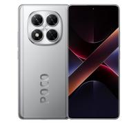 XIAOMI Poco X7 Smartphone 12+512GB, 45W Turbo Carga, 1.5K 120Hz AMOLED Pantalla Curva CrystalRes, Cámara Principal de 50MP con OIS a Prueba de Polvo, IP68, Batería Grande de 5110mAh - Plata