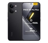 XIAOMI POCO X8 Pro MAX - Smartphone de 12+512GB, Dimensity 9500s, batería de 8500 mAh, Sensor Light Fusion 600 de 50MP con OIS, 1 año de garantía Extra, Cargador no Incluido, Negro (Versión ES)