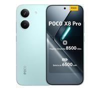 XIAOMI POCO X8 Pro - Smartphone de 8+256GB, Dimensity 8500-Ultra, batería de 6500 mAh, Sensor Sony IMX882 de 50MP con OIS, 1 año de garantía Extra, Cargador no Incluido, Verde (Versión ES)