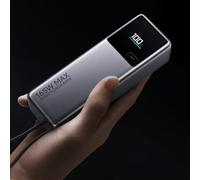 Xiaomi Power Bank 165W 10000Mah Integrated Cable - Bateria Externa Carga Rápida | Cargador Portátil Inalámbrico USB-C y USB-A para Smartphones | Cargador Batería Externa hasta 2 Dispositivos