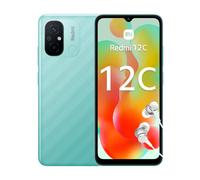 XIAOMI Redmi 12C - Smartphone de 3+64GB, Pantalla de 6,71" HD+ Dot Drop 60Hz, MediaTek Helio G85, Cámara Dual con IA de 50MP, NFC, batería de 5000 mAh, Verde (Versión ES + 3 años de garantía)