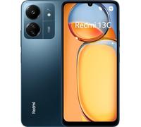 XIAOMI Redmi 13C - Smartphone de 4+128GB, Pantalla de 6,74" LCD a 90Hz, MediaTek Helio G85, Cámara Dual con IA de hasta 50MP, batería de 5000 mAh, Azul (Versión ES)