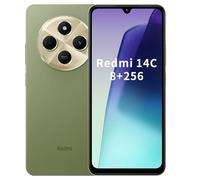 XIAOMI Redmi 14C Handy 8+256GB Smartphone, G81-Ultra Processor, 2.0GHz, 6.88" Display, 50MP AI Dual Camera, 5160mAH Battery, 18W Fast Charging，（NO NFC） Green.