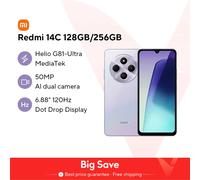 Xiaomi Redmi 14C NFC teléfonos inteligentes MediaTek Helio G81-Ultra 6,88 pantalla 120 Hz cámara dual con IA 50 MP Green