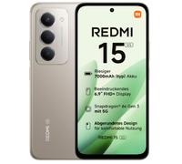 Xiaomi Redmi 15 5G 17,5 cm (6.9") Ranura híbrida Dual SIM Android 15 USB Tipo C 8 GB 256 GB 7000 mAh Gris