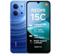 Xiaomi Redmi 15C 4GB 128GB 6.9" 120Hz Batería 6000mAh 33W Azul Versión Importada