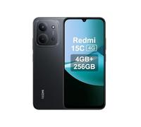 XIAOMI Redmi 15C - Smartphone de 4+256GB, Cámara Dual con IA de 50 MP, Pantalla inmersiva de 6,9" 120 Hz, Potente procesador octacore, Carga rápida de 33W, Cargador no Incluido, Negro (Versión ES)